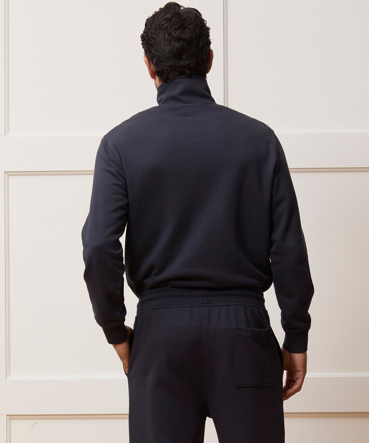 Todd Snyder Foundation Quarter-Zip Sweatshirt - Original Navy
