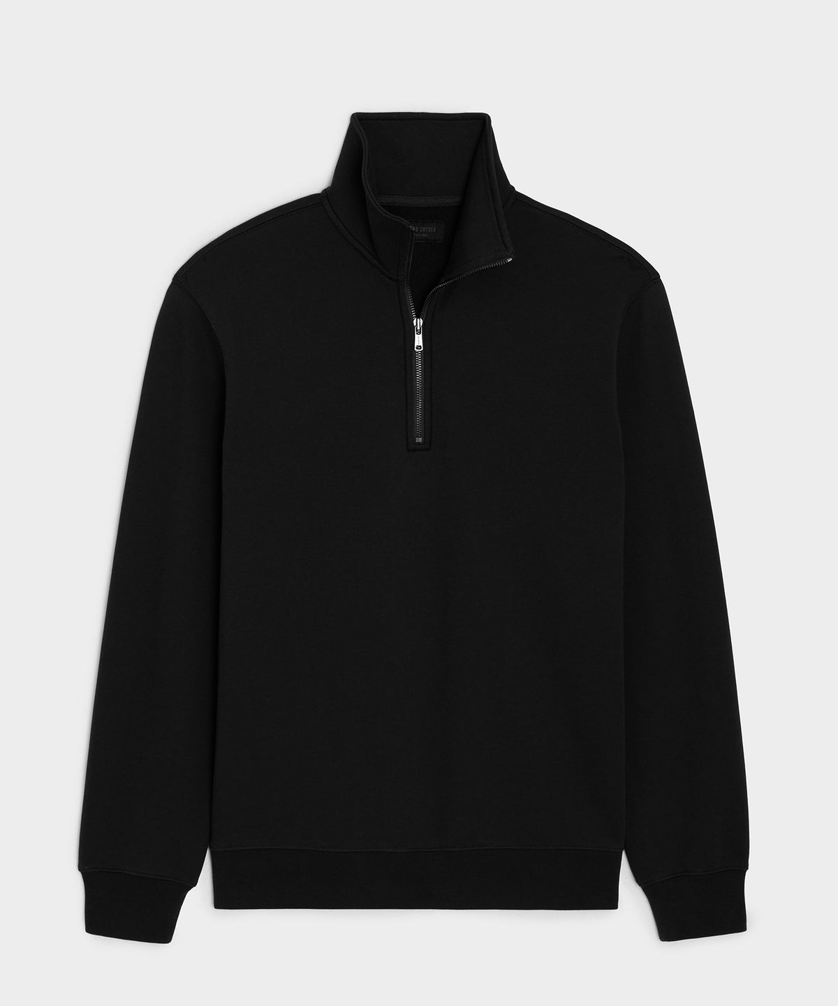 Todd Snyder Foundation Quarter-Zip Sweatshirt - Pitch Black