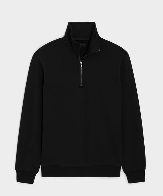 Todd Snyder Foundation Quarter-Zip Sweatshirt - Pitch Black