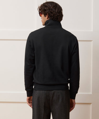 Todd Snyder Foundation Quarter-Zip Sweatshirt - Pitch Black