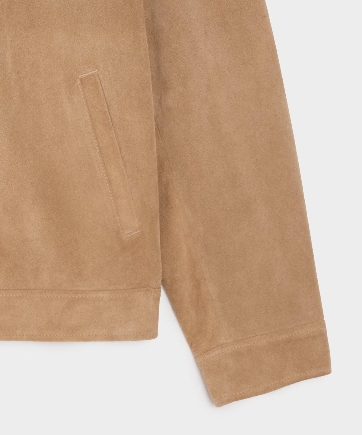 Todd Snyder Italian Suede Grant Jacket - Khaki