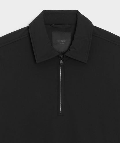 Todd Snyder Nylon Quarter-Zip Jacket - Pitch Black