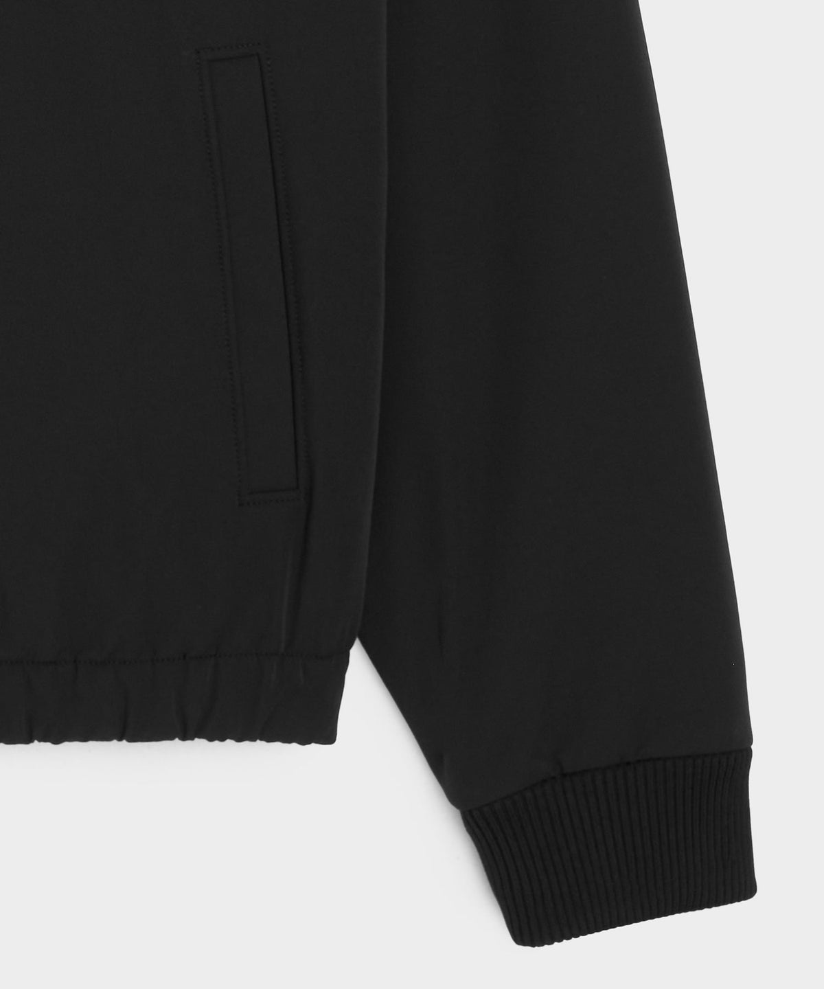 Todd Snyder Nylon Quarter-Zip Jacket - Pitch Black