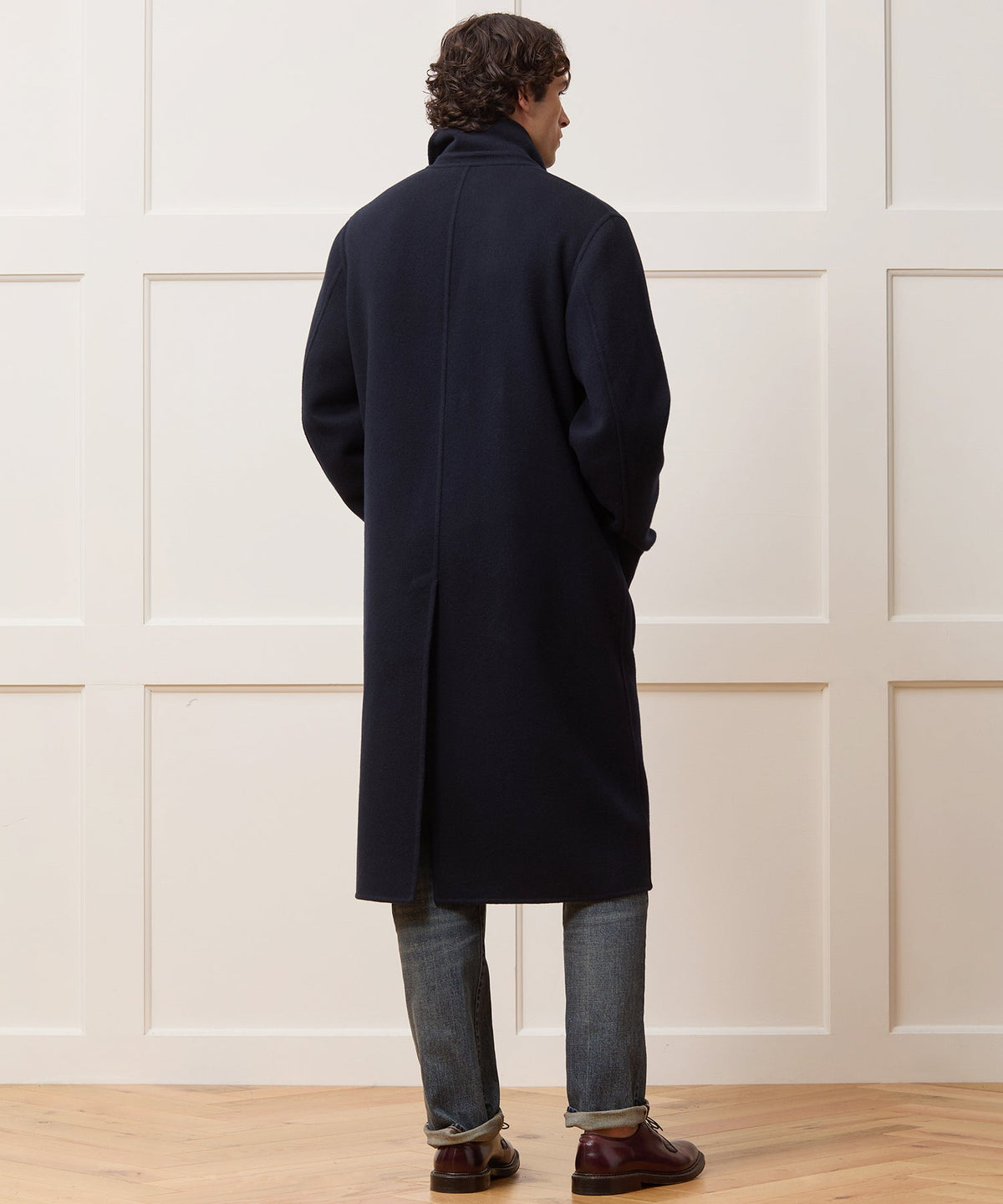 Todd Snyder Italian Cashmere Topcoat - Navy