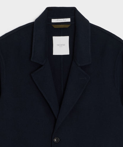 Todd Snyder Italian Cashmere Topcoat - Navy
