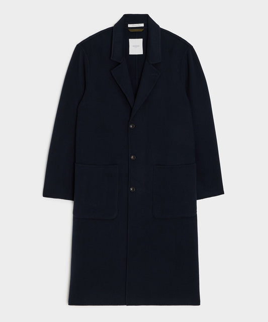 Todd Snyder Italian Cashmere Topcoat - Navy