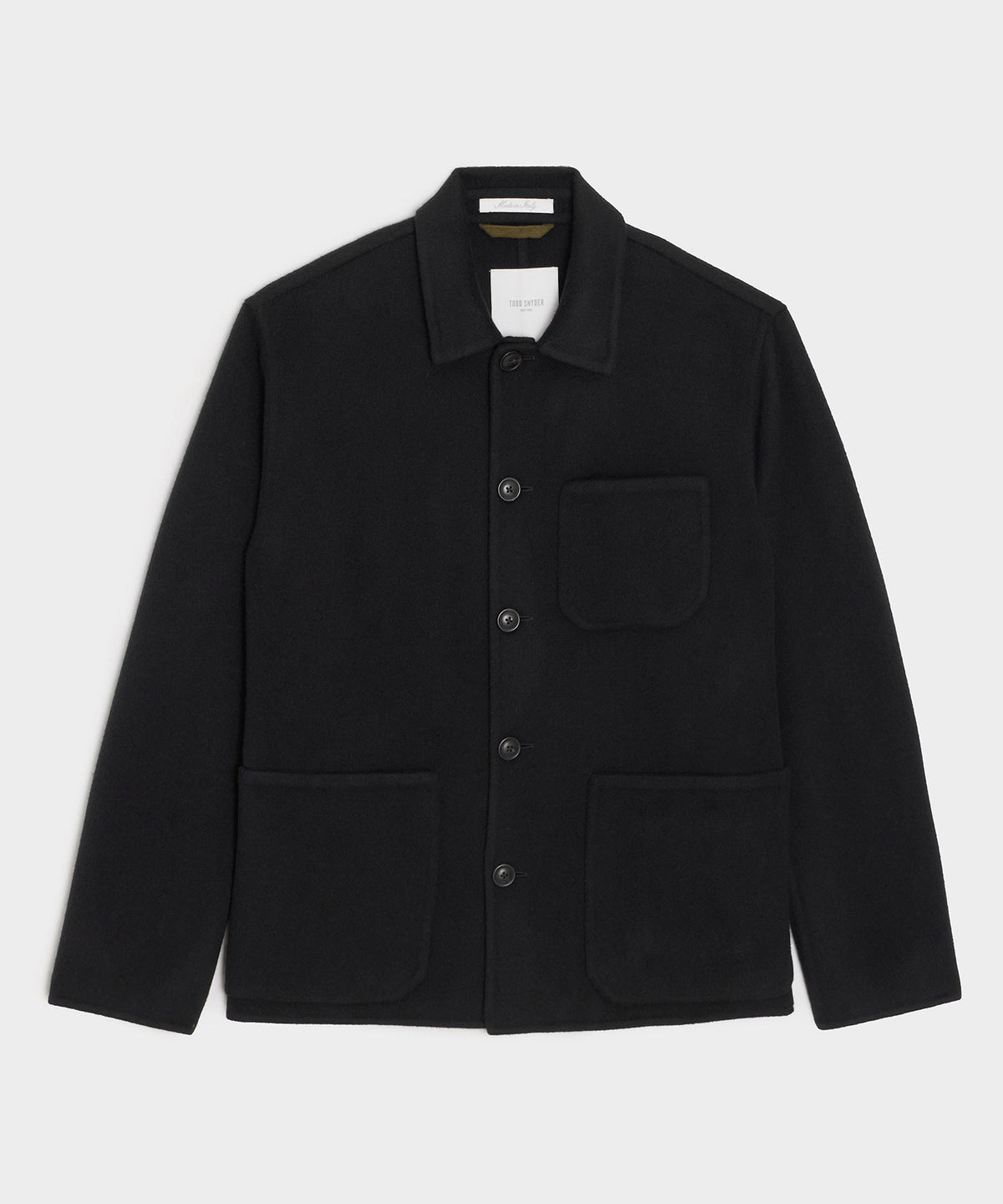 Todd Snyder Italian Cashmere Chore Coat - Black
