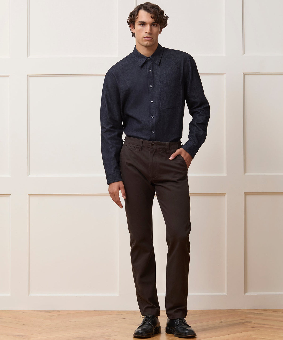 Todd Snyder Straight Fit Favorite Chino - Cocoa