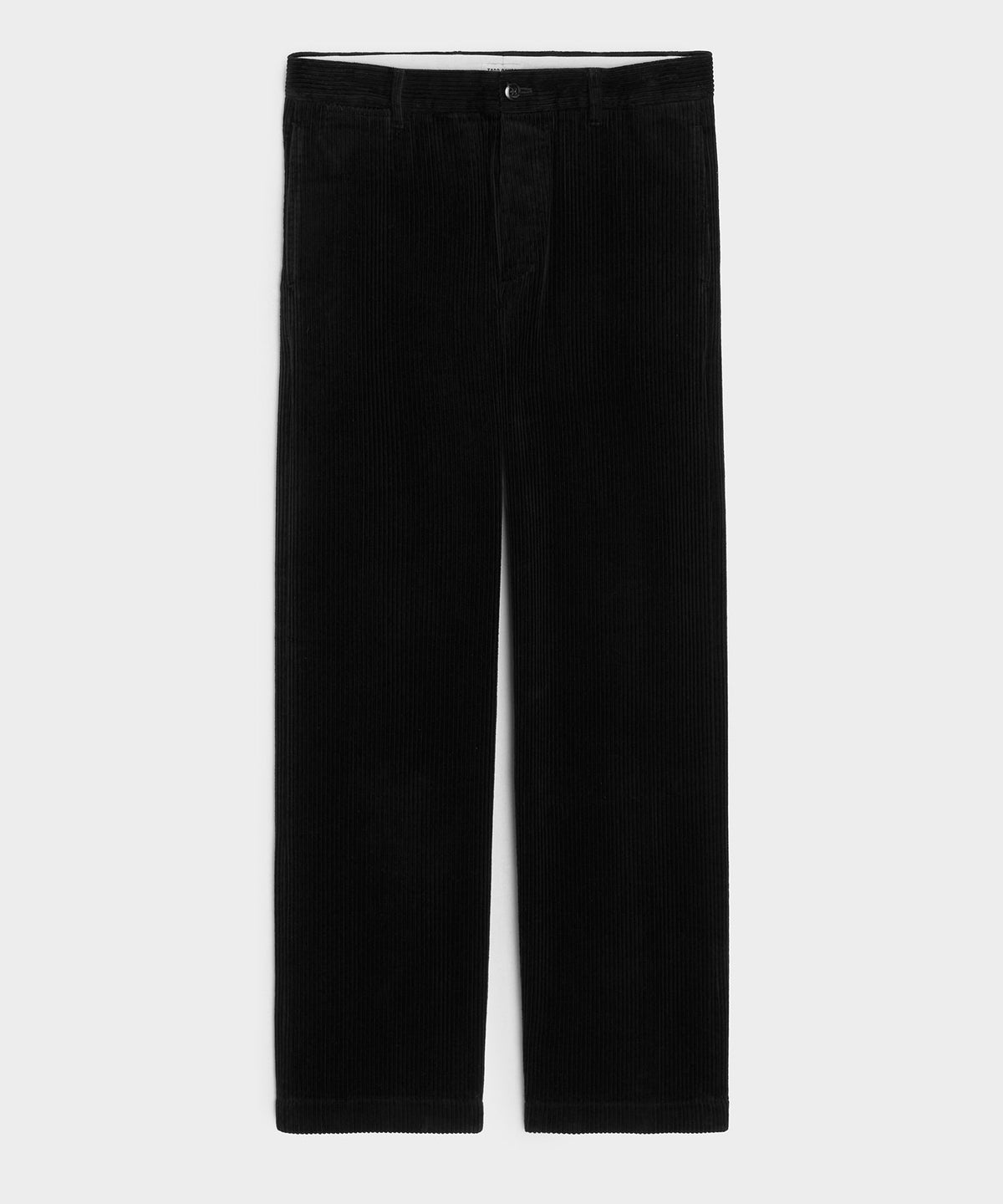 Todd Snyder Relaxed Wide Wale Corduroy Pant - Black