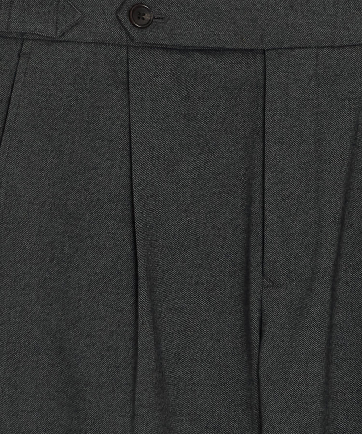 Todd Snyder Italian Heathered Cotton Side Tab Trouser - Charcoal