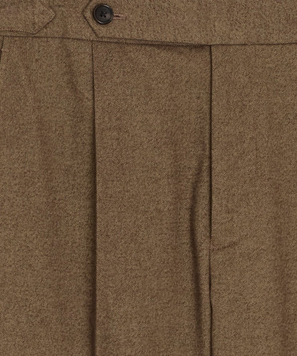 Todd Snyder Italian Heathered Cotton Side Tab Trouser - Sand