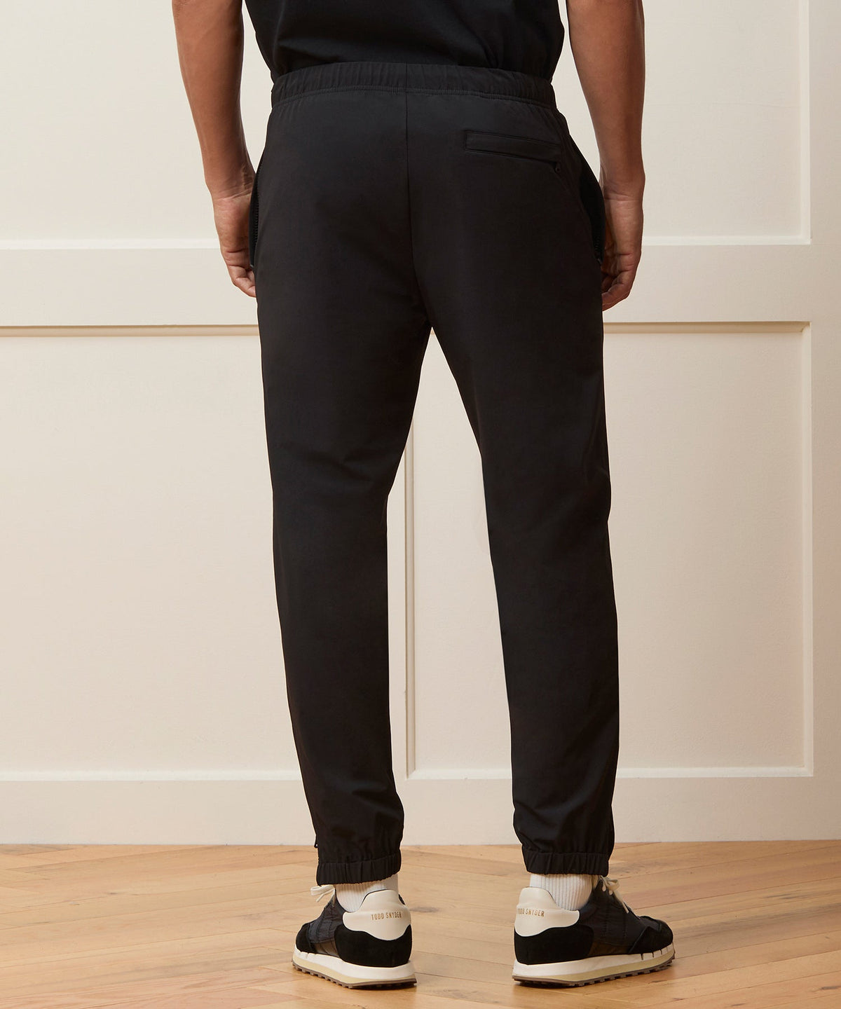 Todd Snyder Nylon Jogger - Pitch Black