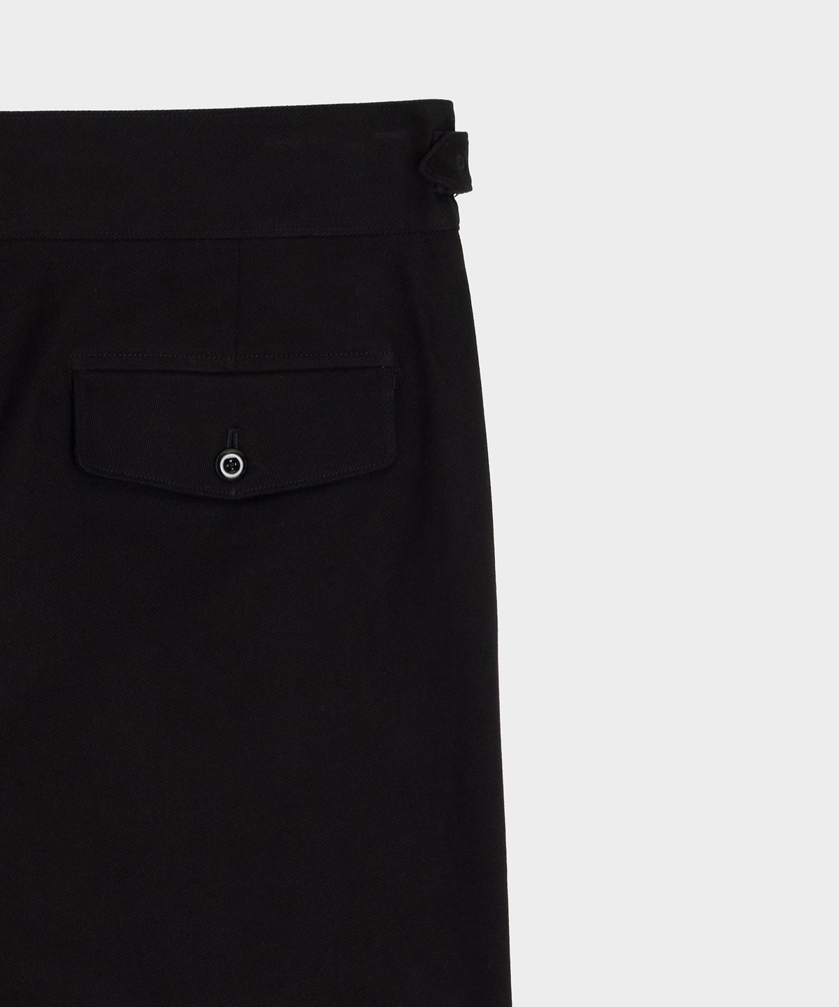 Todd Snyder Italian Brushed Cotton Gurkha Trouser - Faded Black