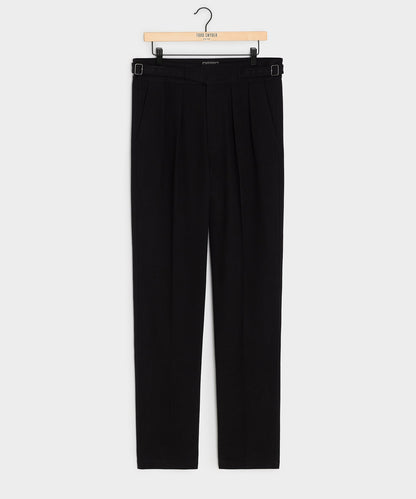 Todd Snyder Italian Brushed Cotton Gurkha Trouser - Faded Black