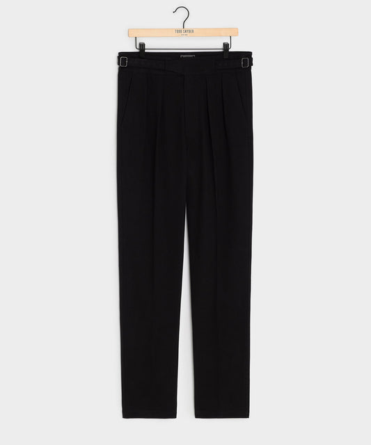 Todd Snyder Italian Brushed Cotton Gurkha Trouser - Faded Black