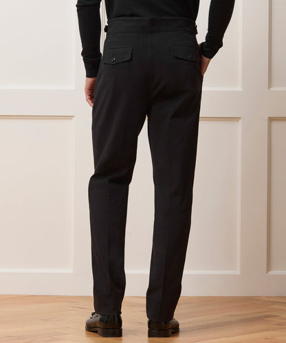 Todd Snyder Italian Brushed Cotton Gurkha Trouser - Faded Black