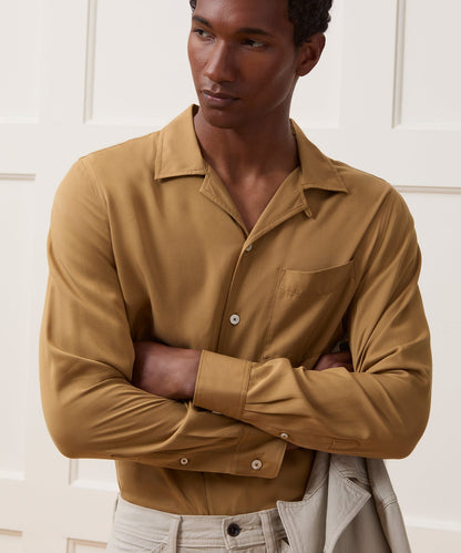 Todd Snyder Merino Hollywood Shirt - Khaki