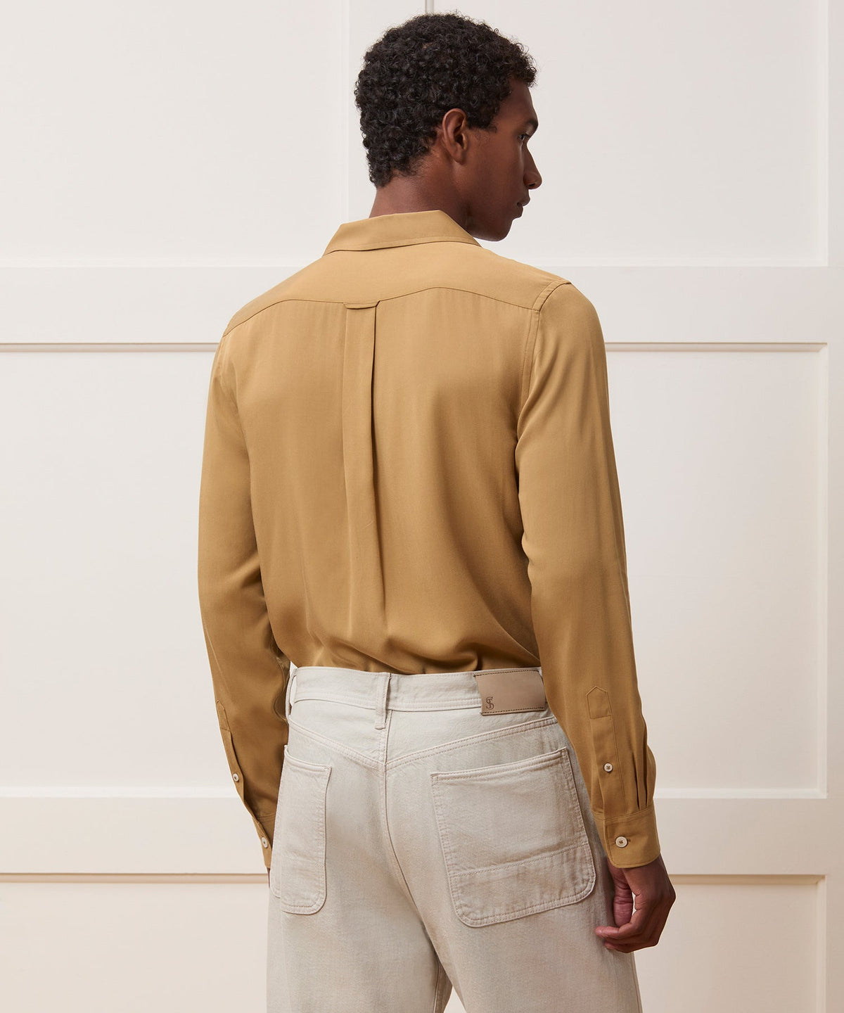 Todd Snyder Merino Hollywood Shirt - Khaki