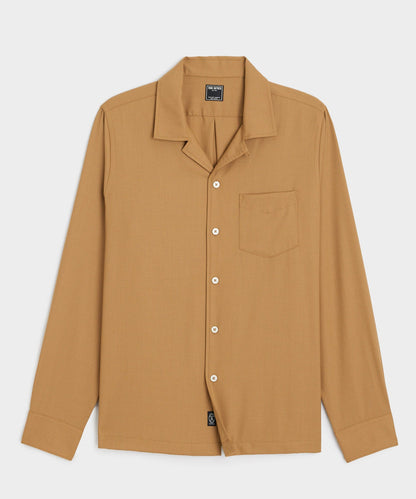 Todd Snyder Merino Hollywood Shirt - Khaki