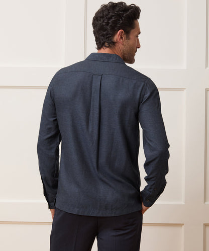 Todd Snyder Rayon Field Shirt - Navy