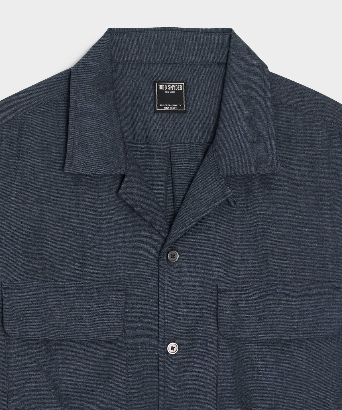 Todd Snyder Rayon Field Shirt - Navy