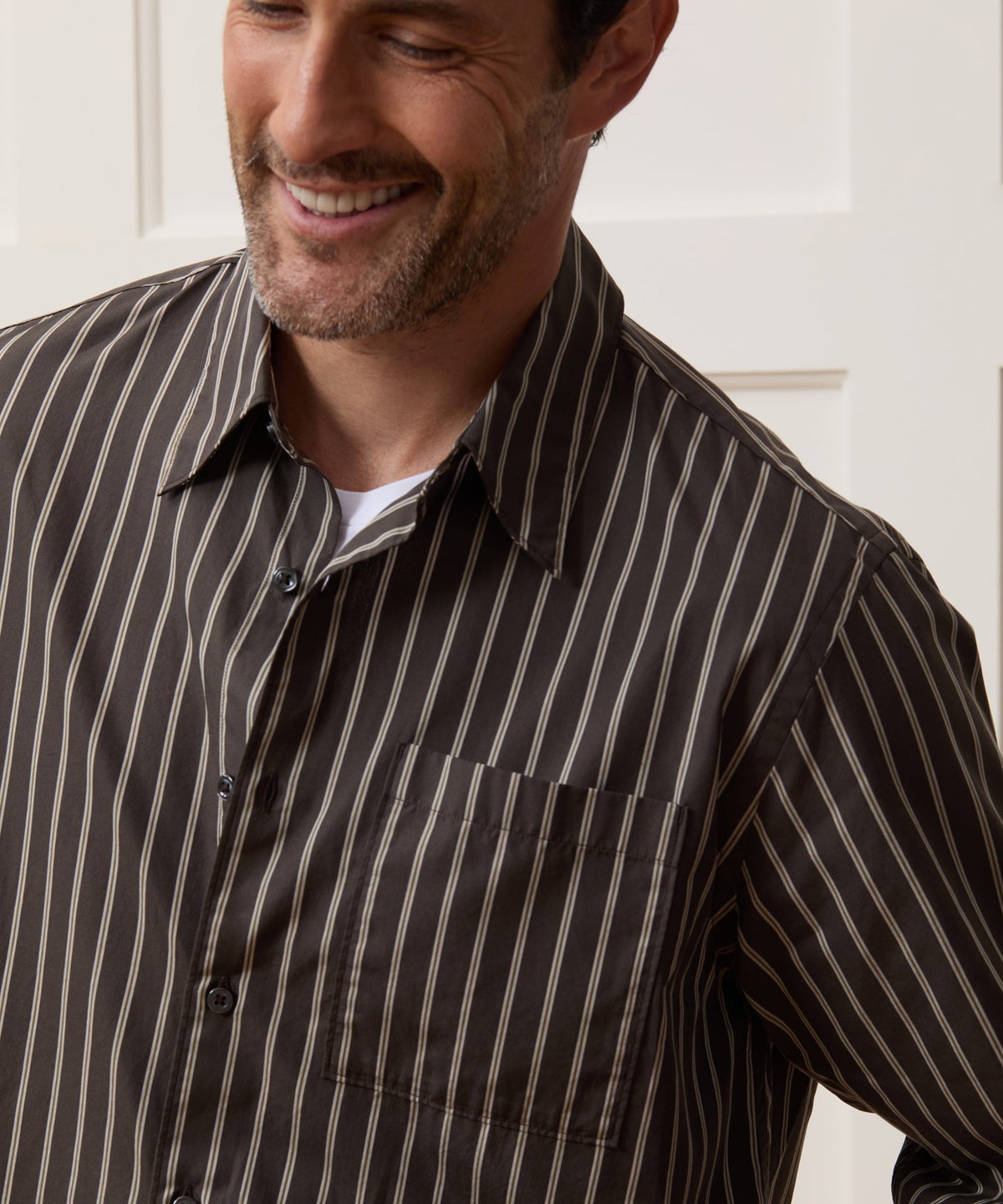 Todd Snyder Poplin Big Shirt - Brown