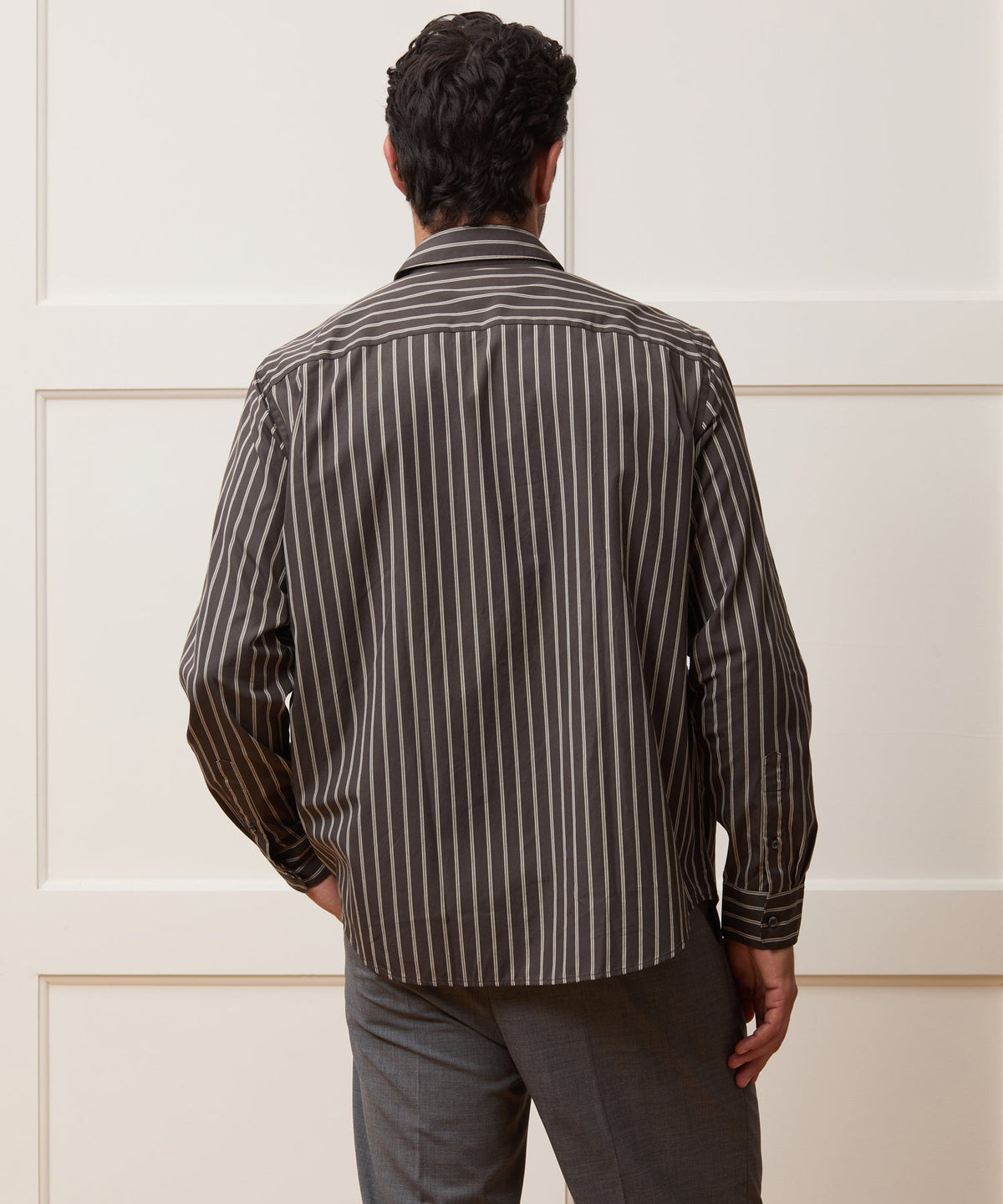 Todd Snyder Poplin Big Shirt - Brown