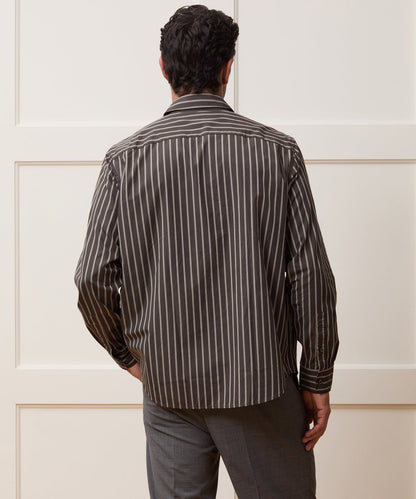 Todd Snyder Poplin Big Shirt - Brown