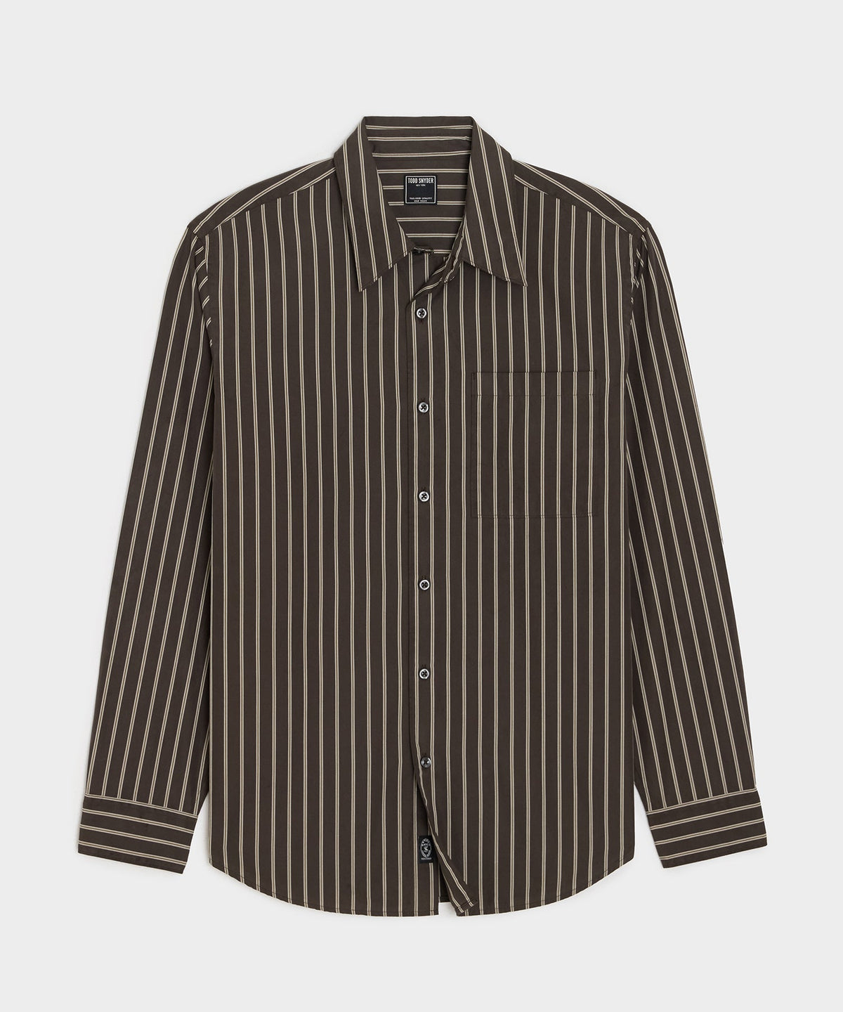 Todd Snyder Poplin Big Shirt - Brown