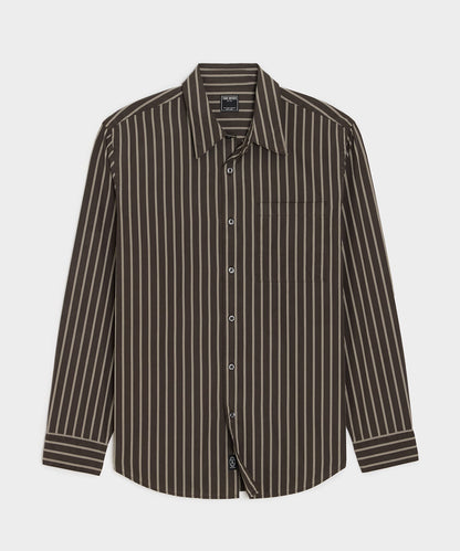 Todd Snyder Poplin Big Shirt - Brown