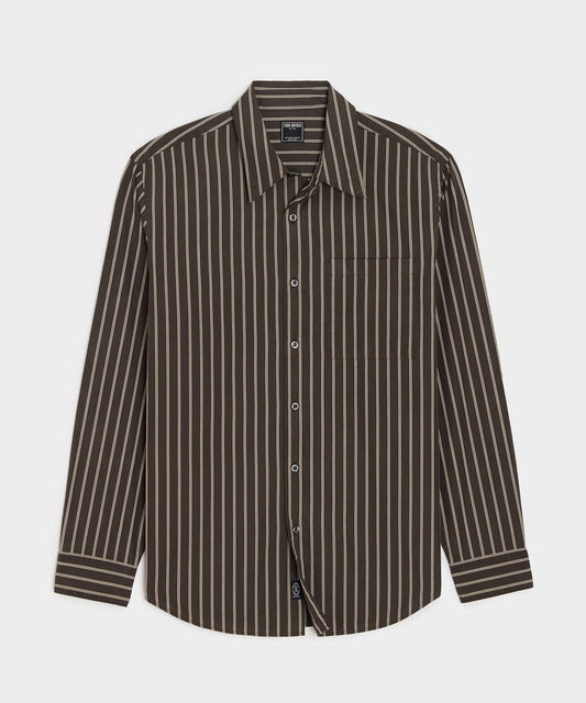 Todd Snyder Poplin Big Shirt - Brown