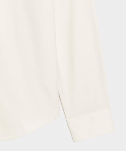 Todd Snyder Cotton Twill Long Point Collar Shirt - Ivory