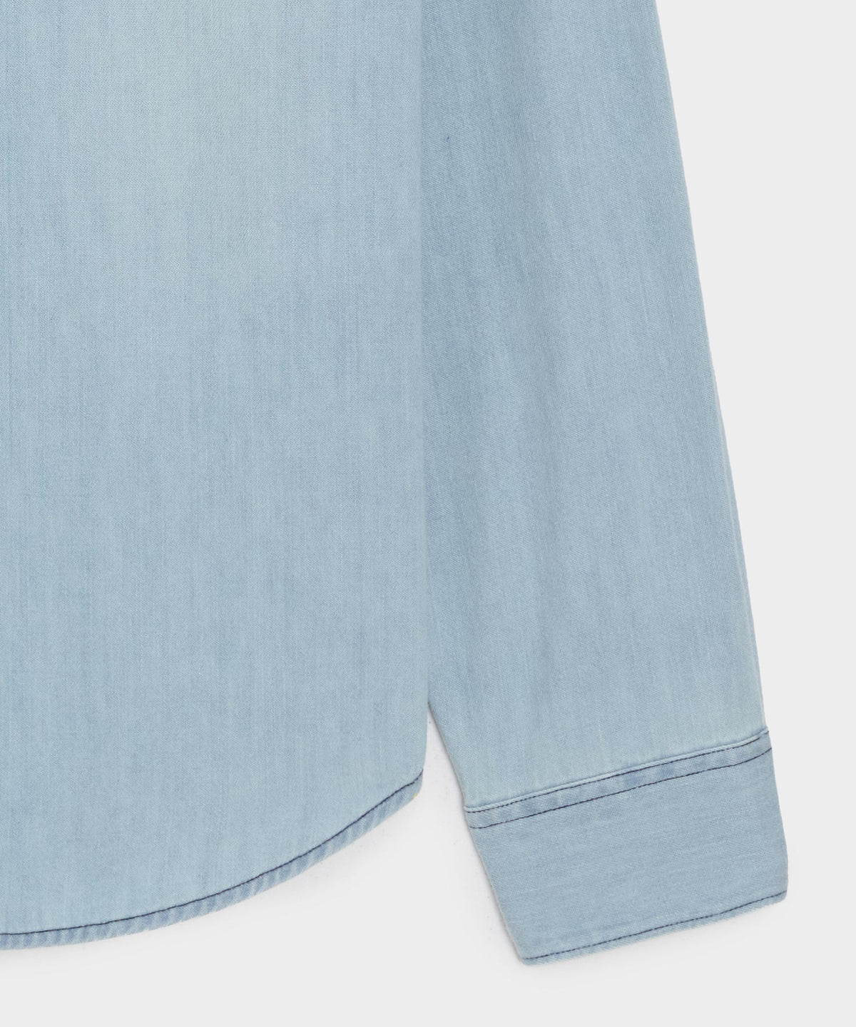 Todd Snyder Denim Point Collar Shirt - Indigo