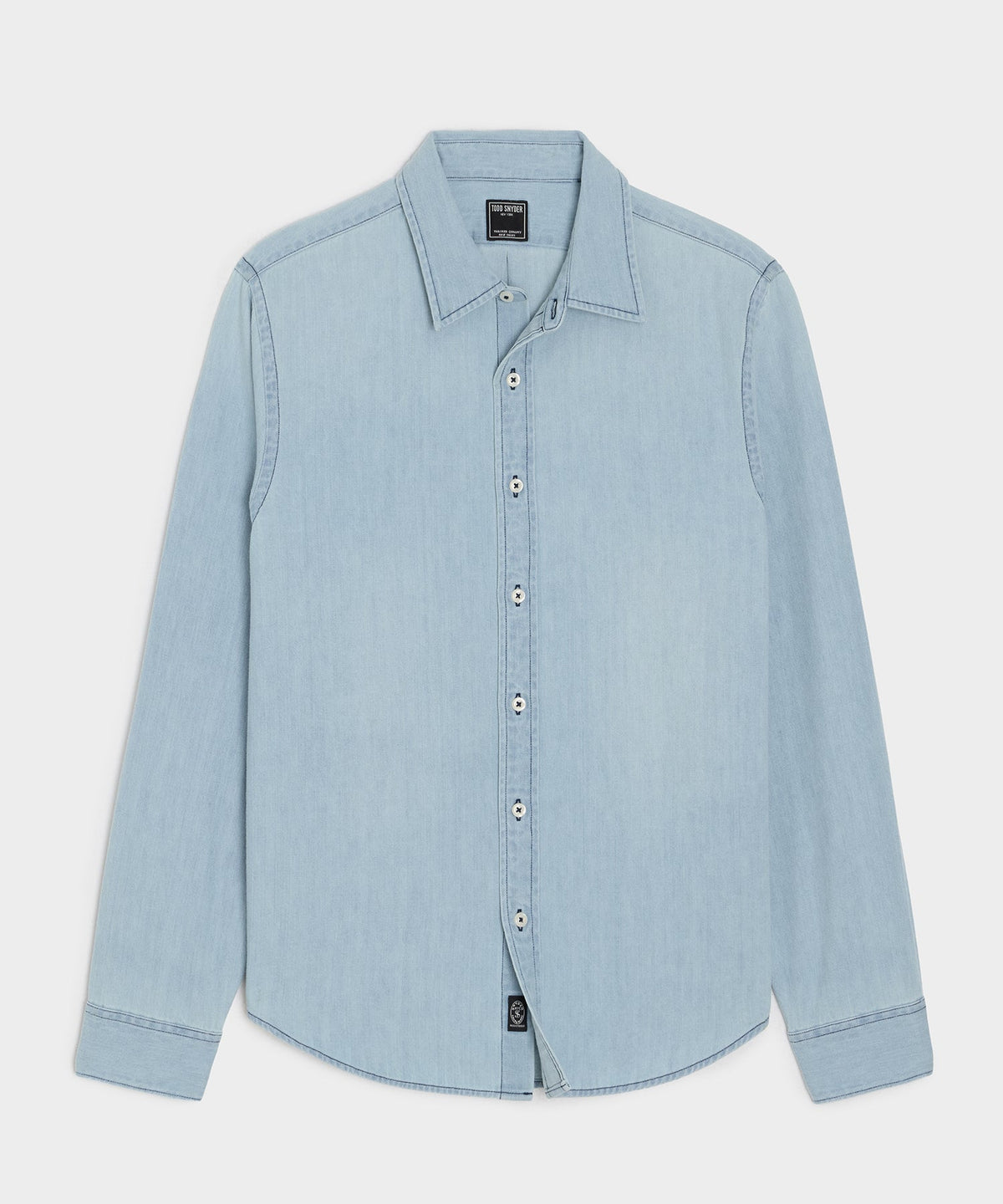 Todd Snyder Denim Point Collar Shirt - Indigo