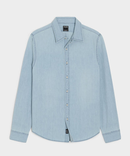 Todd Snyder Denim Point Collar Shirt - Indigo