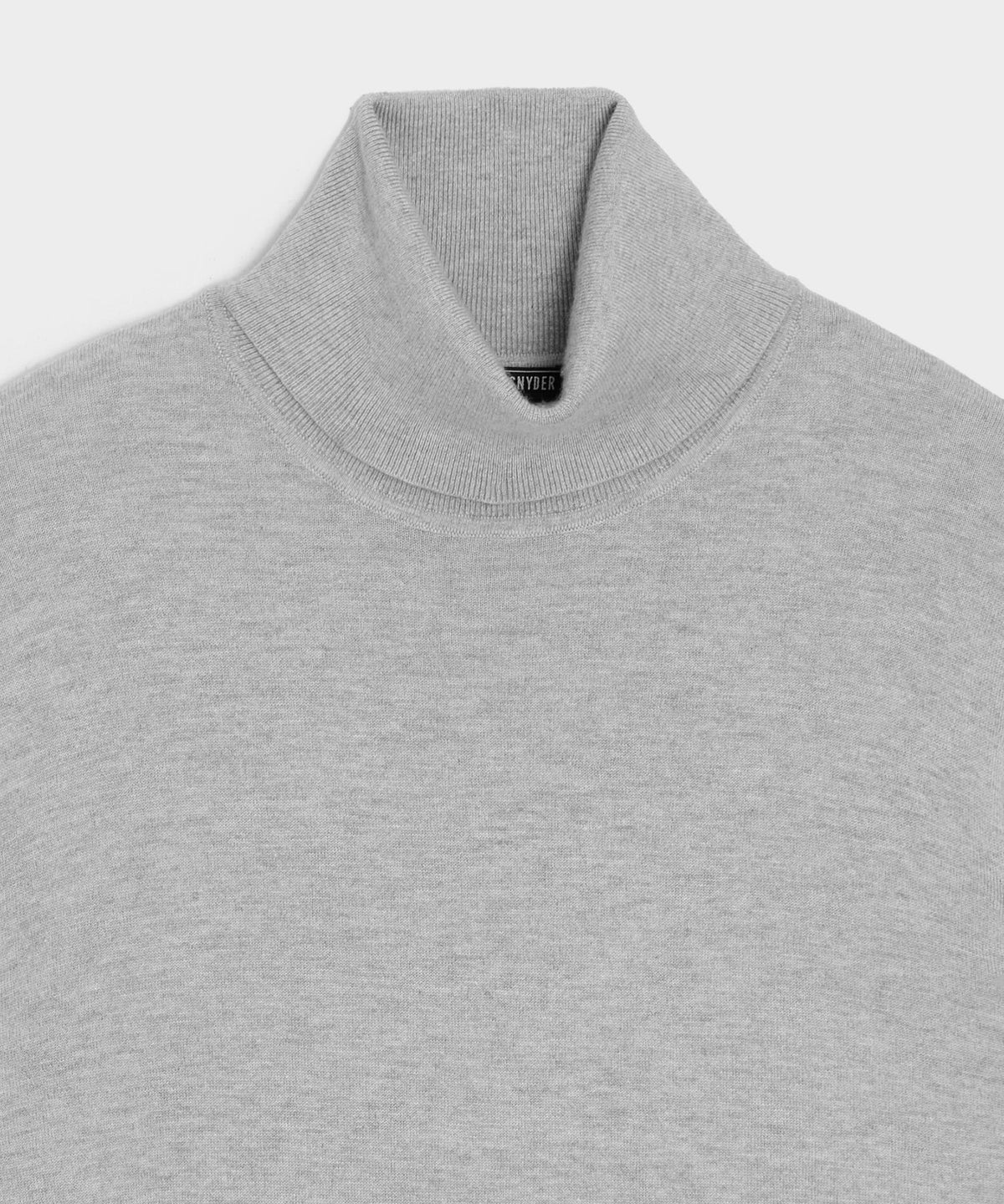 Todd Snyder Silk-Cashmere Turtleneck Sweater - Light Grey Heather