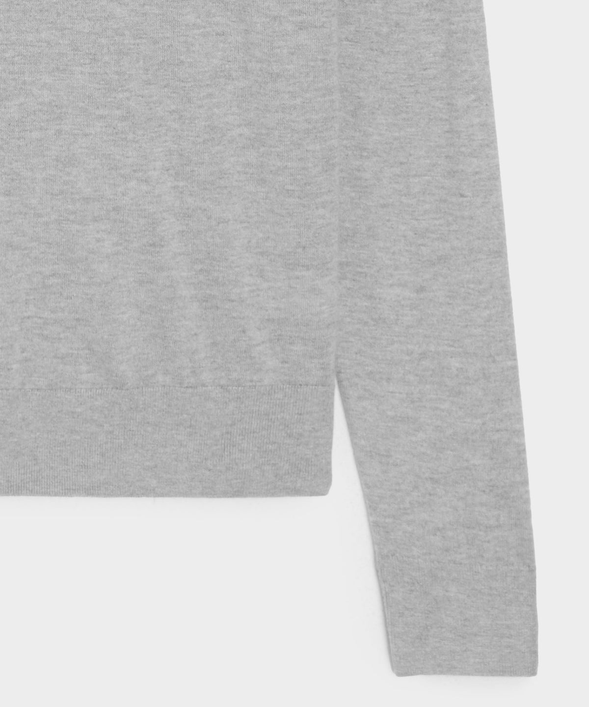 Todd Snyder Silk-Cashmere Turtleneck Sweater - Light Grey Heather