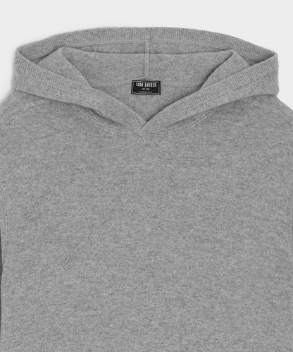 Todd Snyder Cashmere Hoodie - Grey Heather