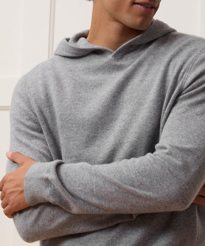 Todd Snyder Cashmere Hoodie - Grey Heather