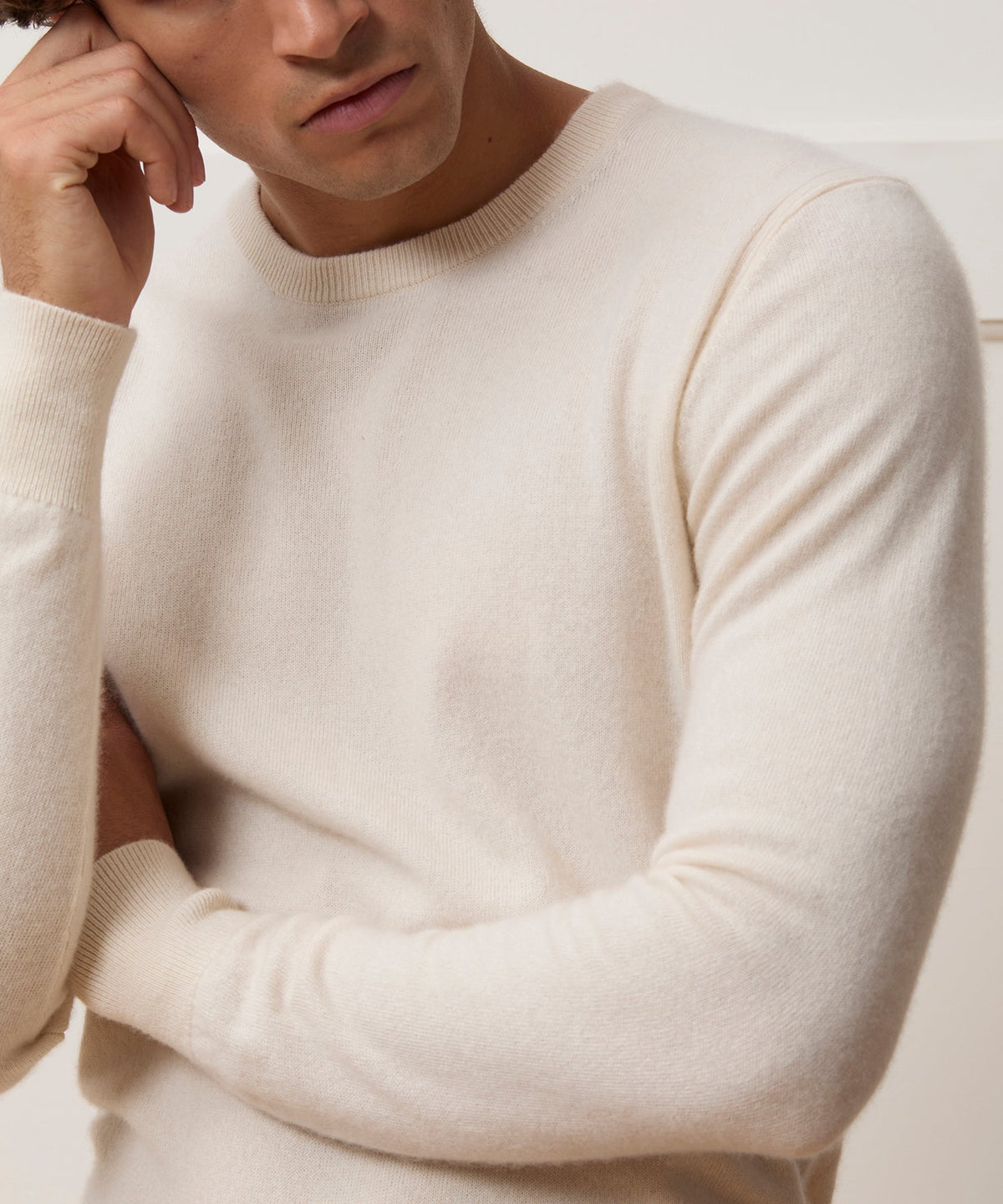 Todd Snyder Cashmere Crewneck - Bisque