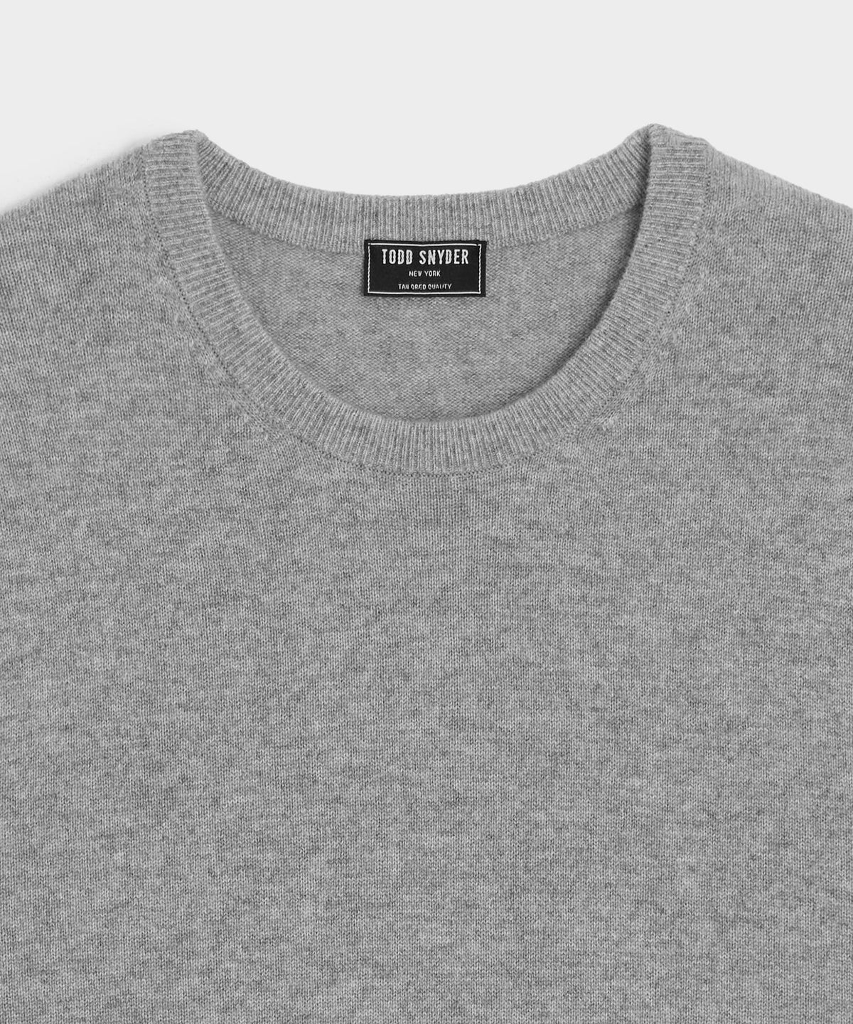 Todd Snyder Cashmere Crewneck - Grey Heather