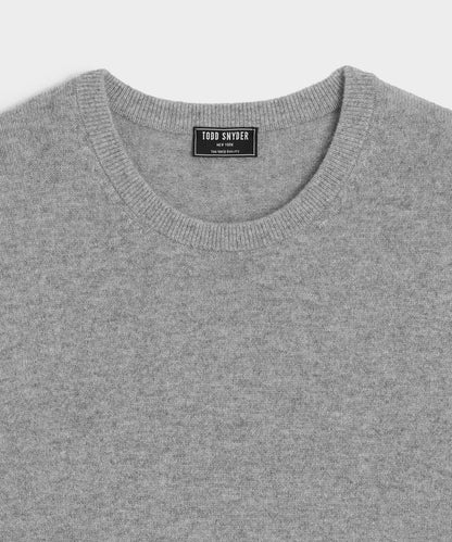 Todd Snyder Cashmere Crewneck - Grey Heather