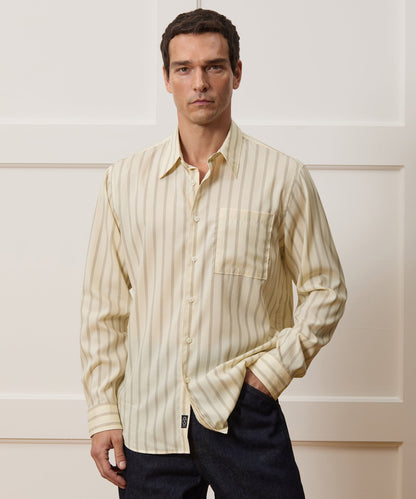 Todd Snyder Rayon Big Shirt - Ivory