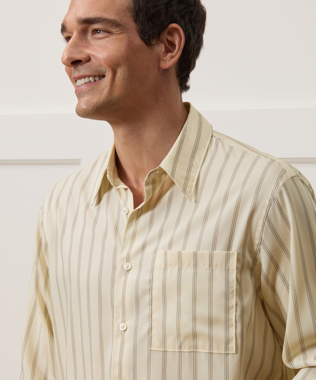 Todd Snyder Rayon Big Shirt - Ivory