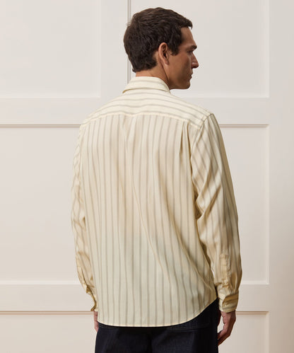 Todd Snyder Rayon Big Shirt - Ivory