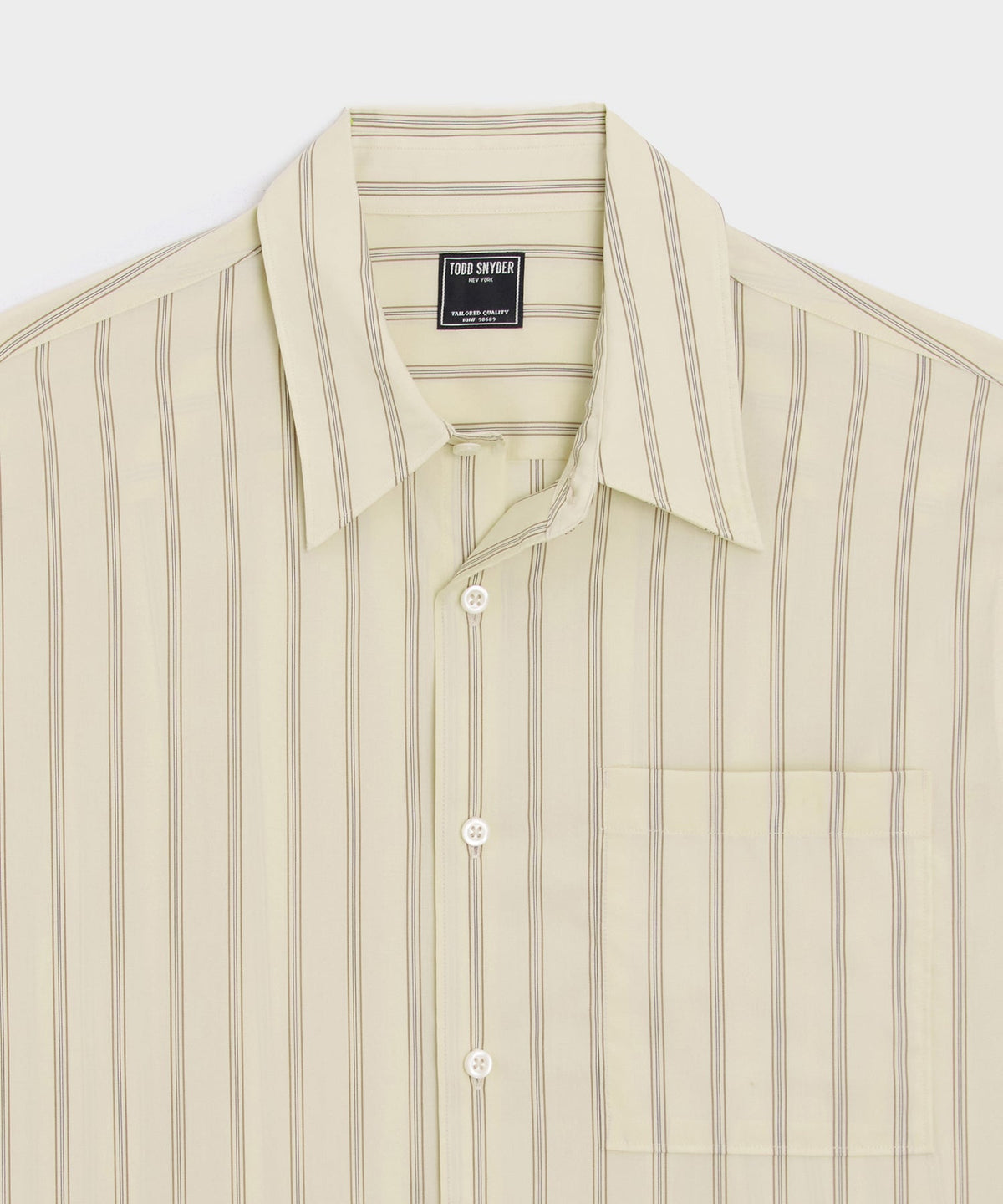 Todd Snyder Rayon Big Shirt - Ivory