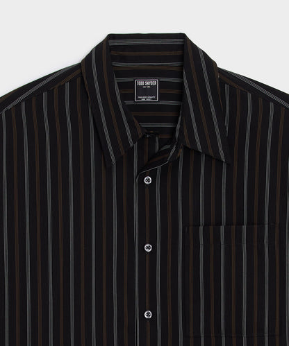 Todd Snyder Rayon Big Shirt - Black