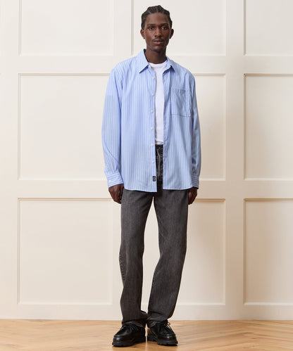 Todd Snyder Rayon Big Shirt - Blue
