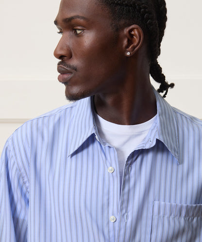 Todd Snyder Rayon Big Shirt - Blue