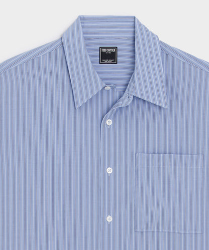 Todd Snyder Rayon Big Shirt - Blue